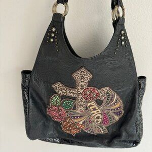 Original black Kippys Swarovskis Handbag